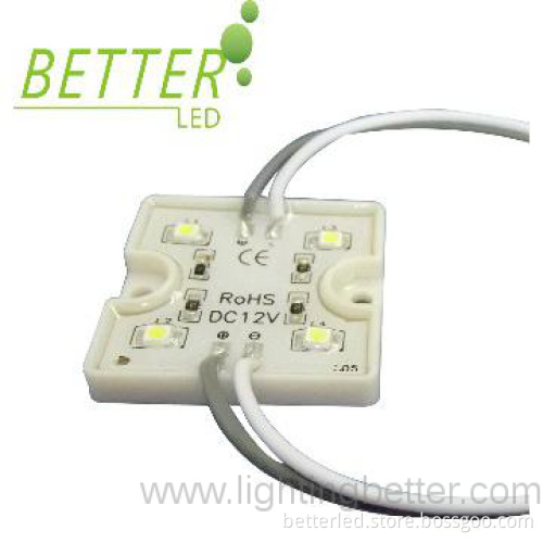 Energy saving DC12V 3528 4leds module with plastic cover